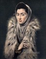 Dame mit Pelz 1577 Manierismus spanischen Renaissance El Greco